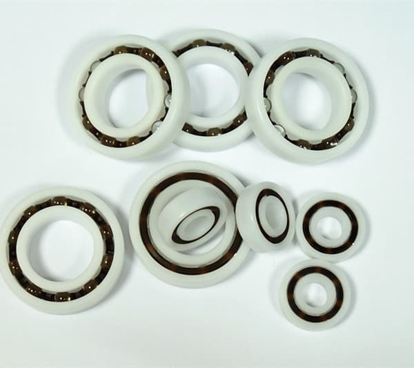 Plastic deep groove ball bearings POM6208